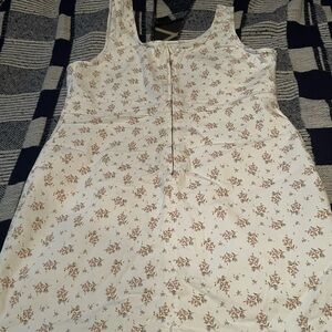 NO Boundaries White Floral Backless Dress